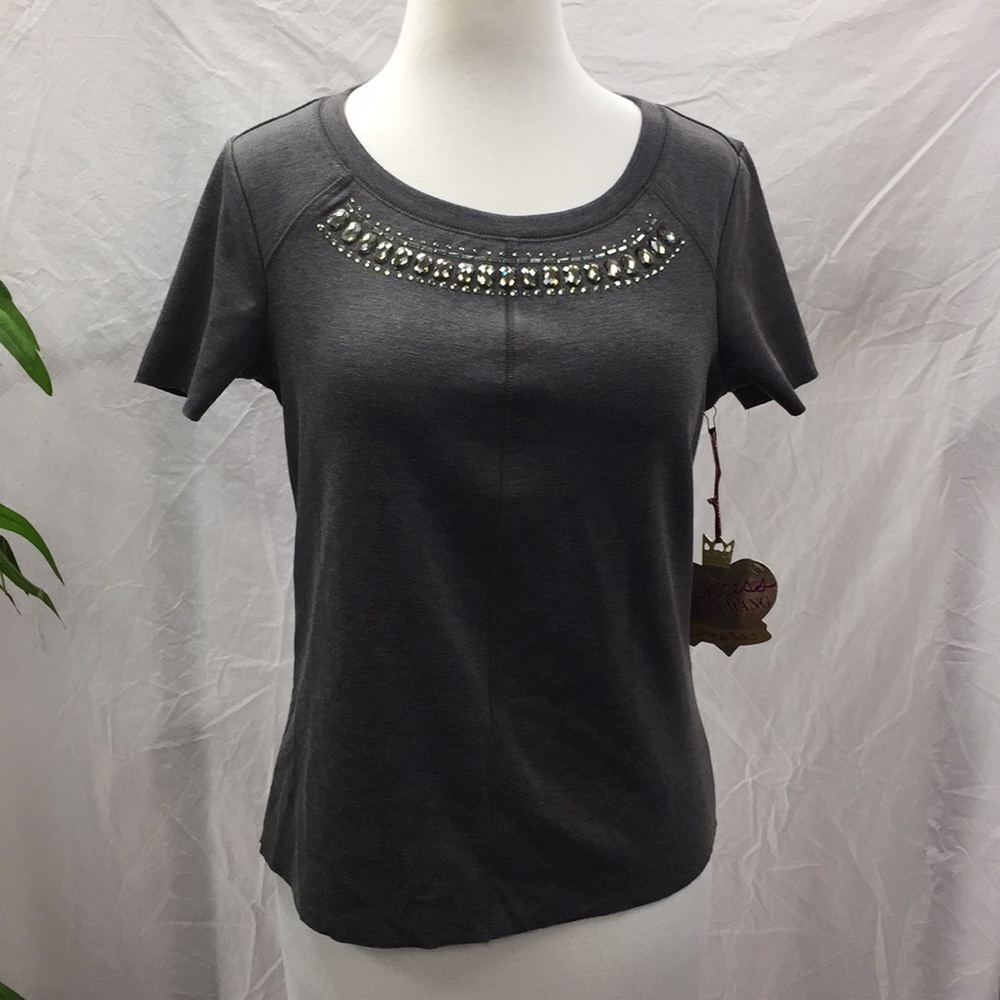 NWT Princess Vera Wang Top With Rhinestones